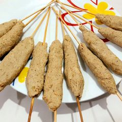 A picture of Chicken seekh kabab.