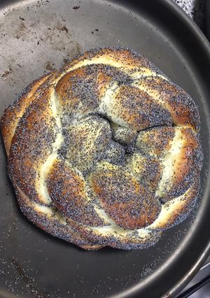 Una foto de Pan Jalá salado, y sus secretos :)