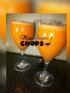 A picture of Carrot juice🍸.