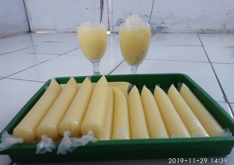 Bagaimana Menyiapkan Es mambo jagung manis lembut nya kaya es krim aice😍😍😍 Anti Gagal