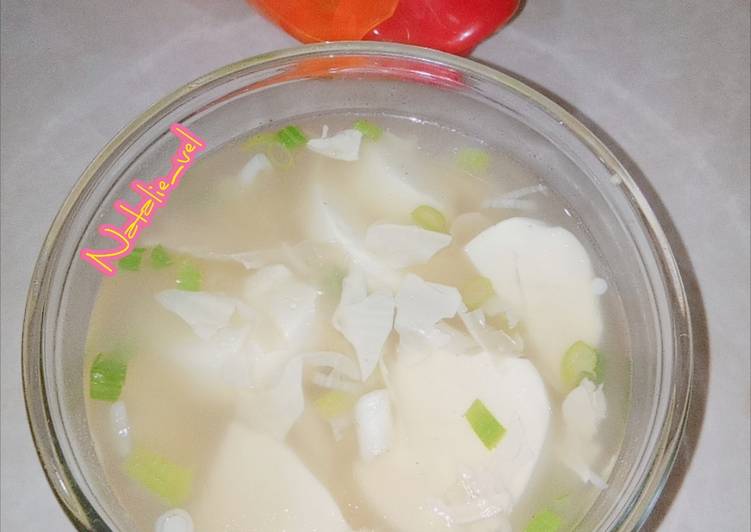 langkah buat Mpasi 1y+ (sup ayam kembang tahu) yang enak