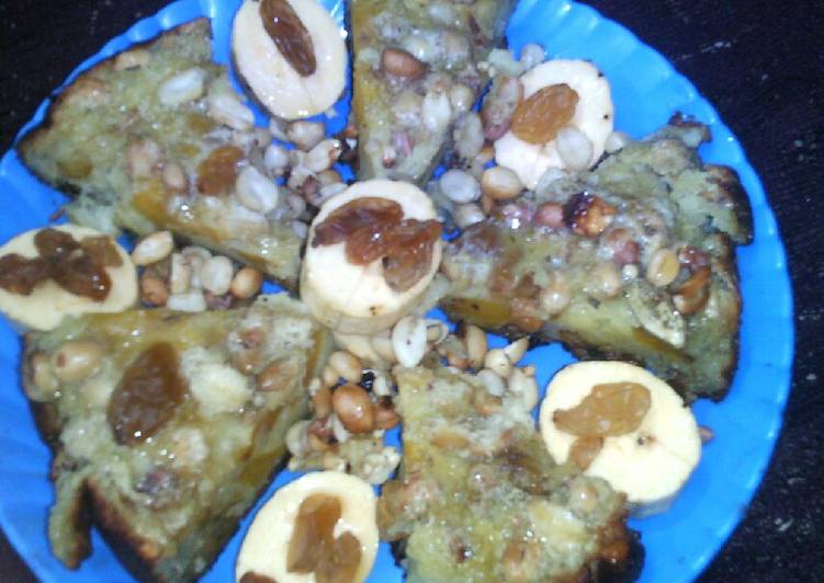 Recipe of Favorite Peanut and banana egg pie