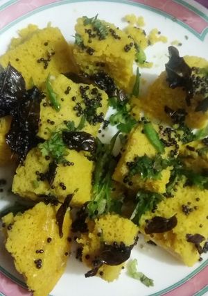 A picture of Dhokla.