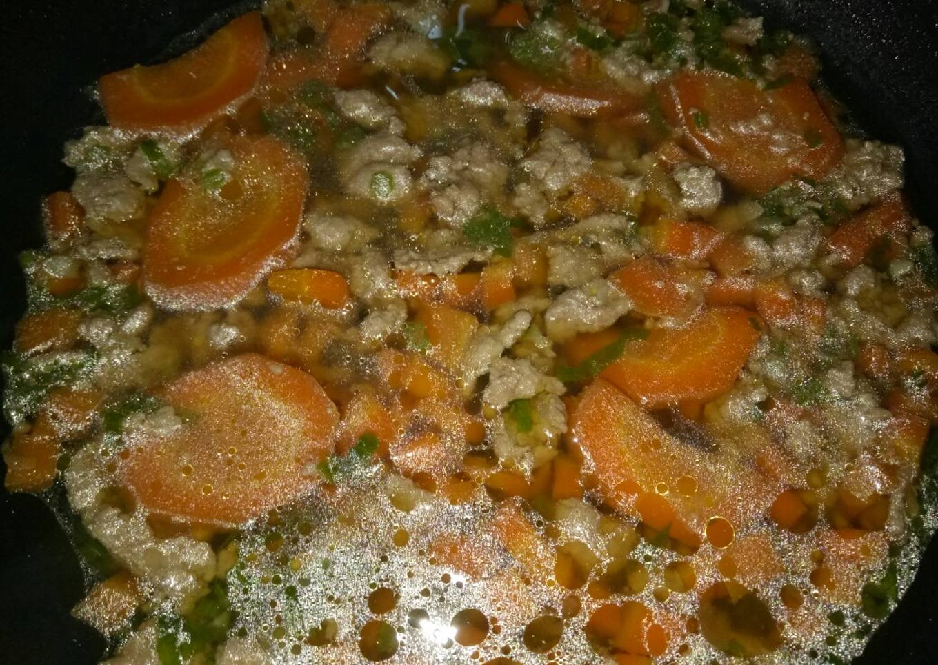 Daging cincang wortel (mpasi 12m+) simpel n enak