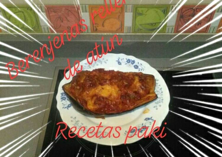 Berenjenas 🍆rellenas de atún a mi manera 💠con Thermomix y sin