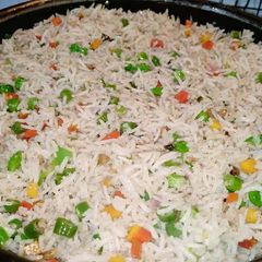 A picture of Fried rice from leftover rice.