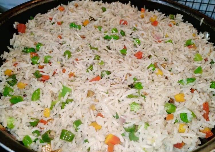 Fried rice from leftover rice