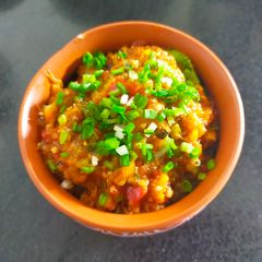 A picture of Baingan Ka Bharta.