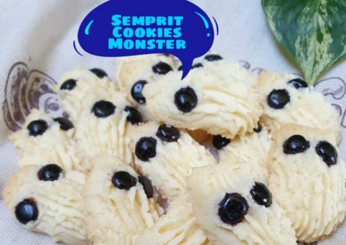 Langkah Mudah untuk Membuat Semprit Cookies Monster Anti Gagal