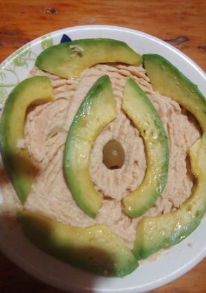 Una foto de Crema de garbanzos