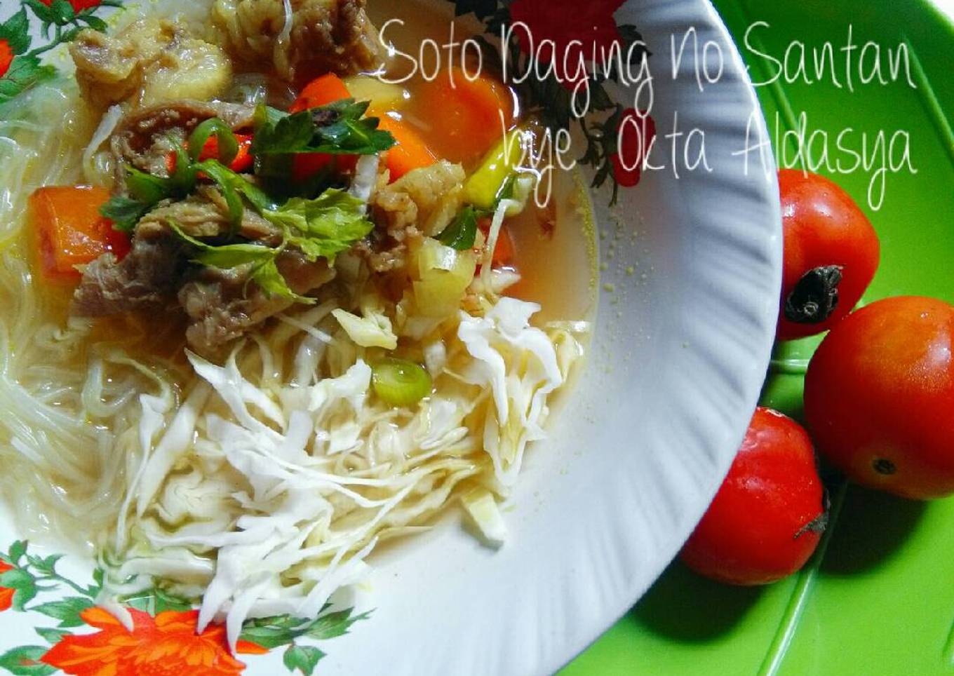 Soto Daging sapi No Santan