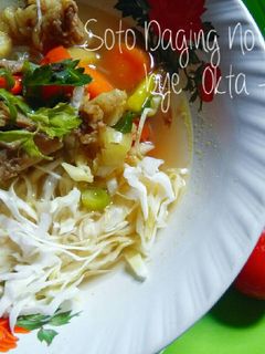 Foto resep Soto Daging sapi No Santan