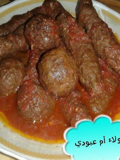 صورة لوصفة كفتة الرز بالصلصه