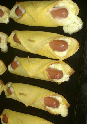 Una foto de Salchichas a la gabardina