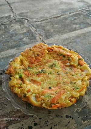 Foto resep Yachaejeon (pancake sayur Korea) ala Eike