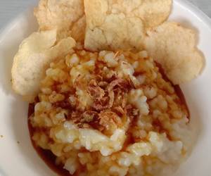 Cara Cepat Bubur nasi simple pk bgt Enak Sederhana