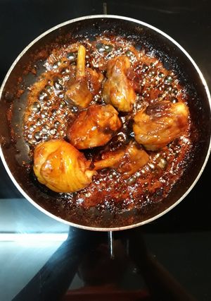 Hình của món Gà rim nước mắm nhanh cho bữa sáng.