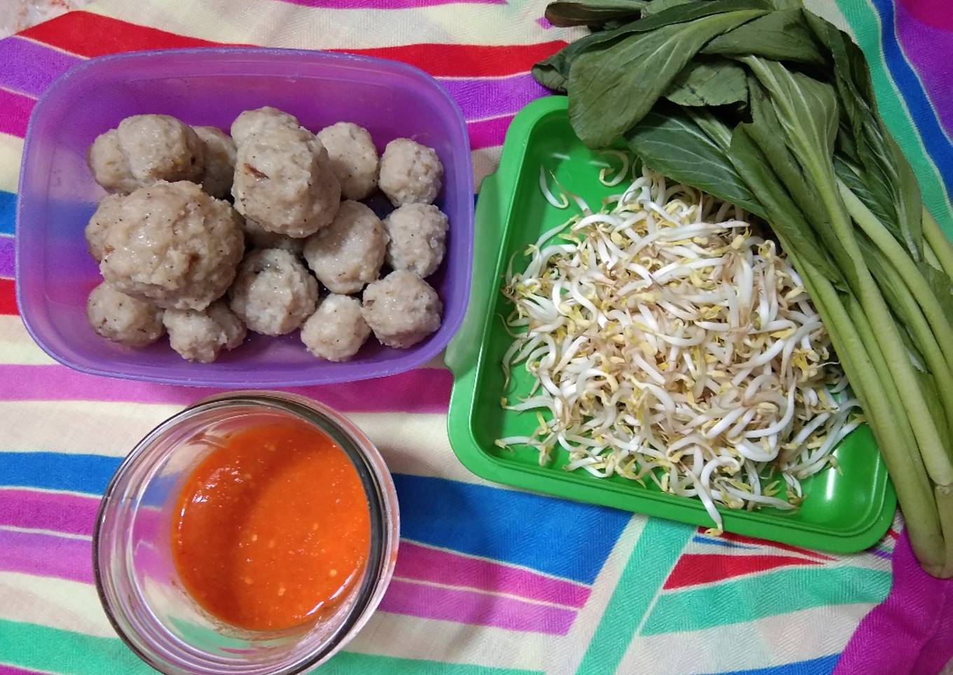 Bakso Ayam rendah kalori (diet tetap makan enak)