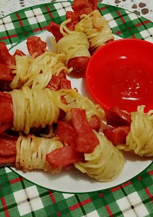 Foto resep Sosis lilit mie