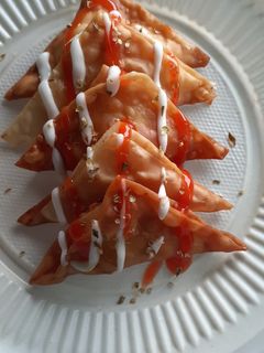 Foto resep Pangsit goreng isi ayam