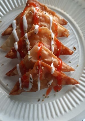 Foto resep Pangsit goreng isi ayam