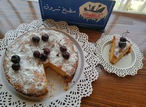 صورة لوصفة كيكة الكريز 🍒🍒
