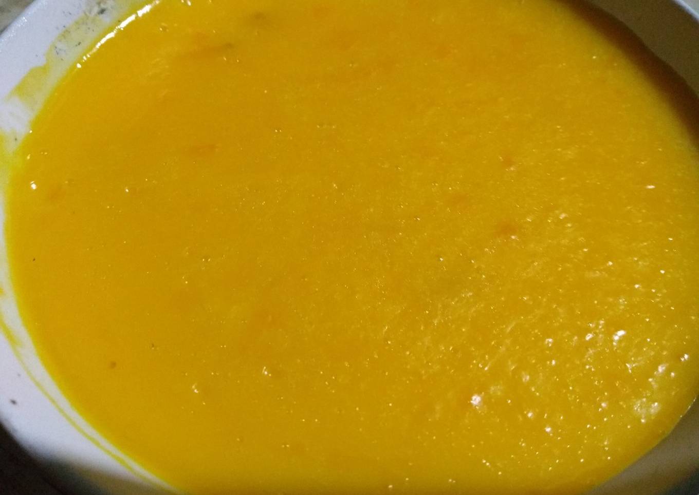 Mango custard