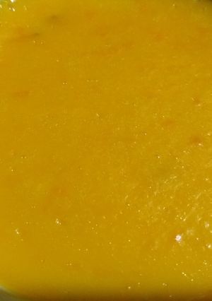 A picture of Mango custard.