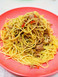 Foto resep Spaghetti Aglio Olio Tuna
