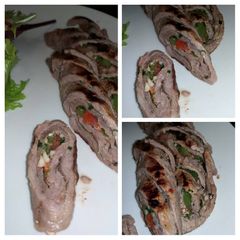 A picture of Beef Roll ups.
