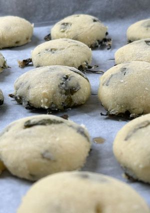 Megvehagymás pogácsa (Gluténmentes, vegán) recept fotója