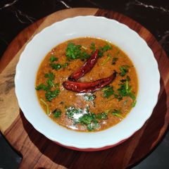 A picture of Horse gram chana dal tadka.