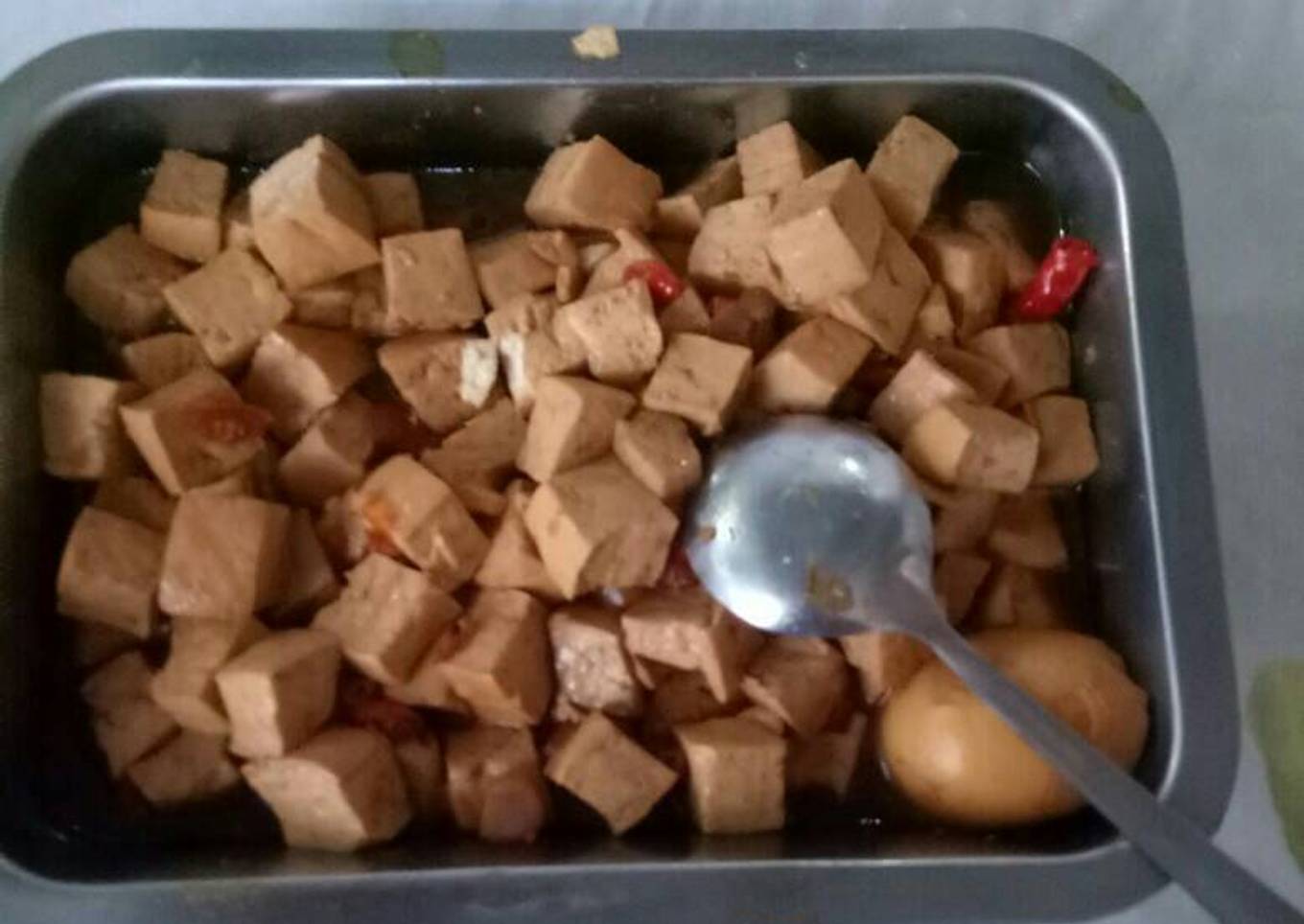 Tahu Telur Rebus Kecap