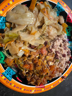 A picture of Jamaican brown stew fish.