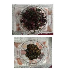 A picture of Lal Math (Amaranth Leaves) Curry.