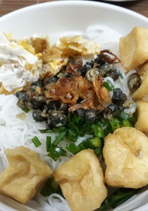 Hình của món Bún ốc.