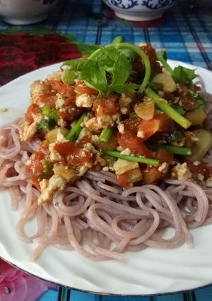 Hình của món Bún gạo lứt (chay) Eat clean.