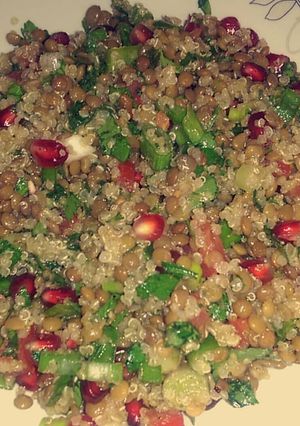 صورة لوصفة سلطة الكينوا / Quinoa salad