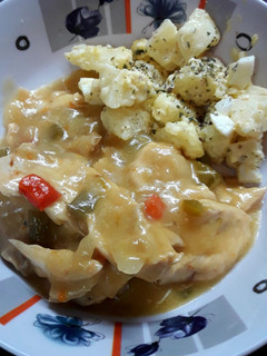 Una foto de Pechuga de pollo a la mostaza