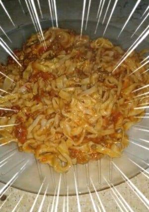 Una foto de Tallarines caseros