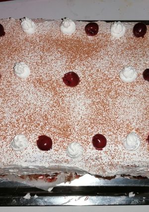 Fekete erdő torta recept fotója