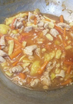 Foto resep Ayam nanas tomat