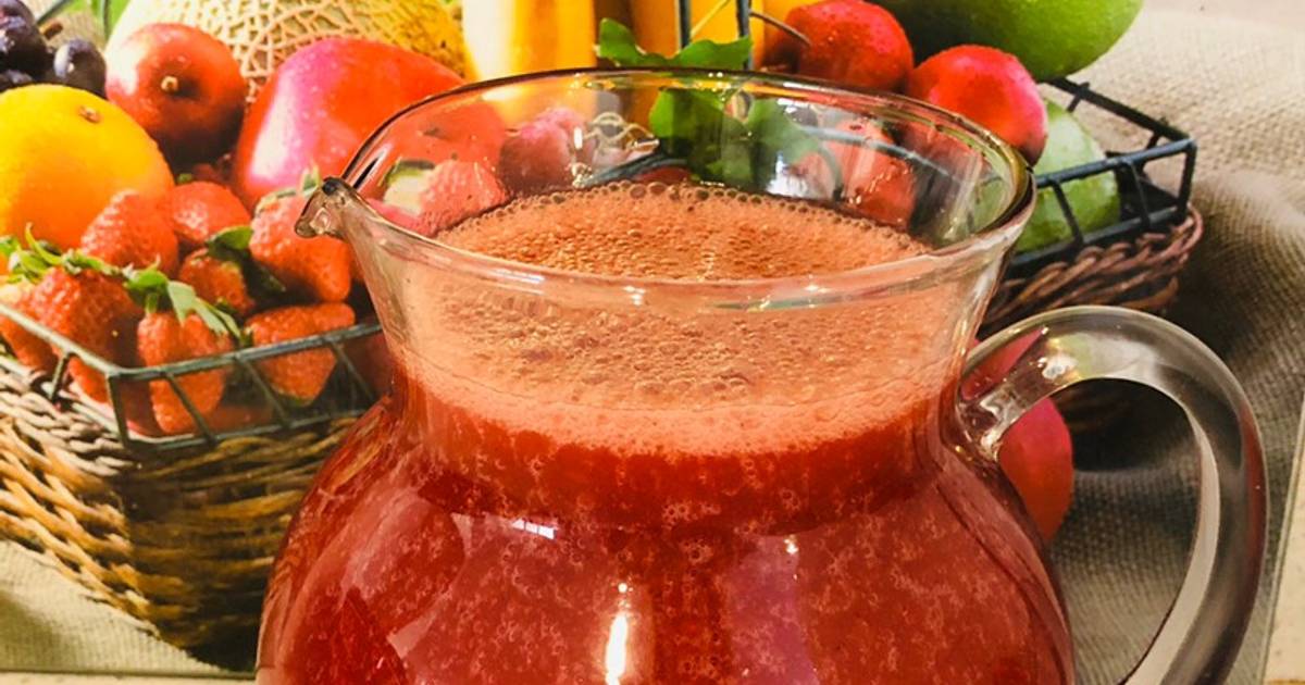 Jugo De Frutilla Recetas Caseras Cookpad