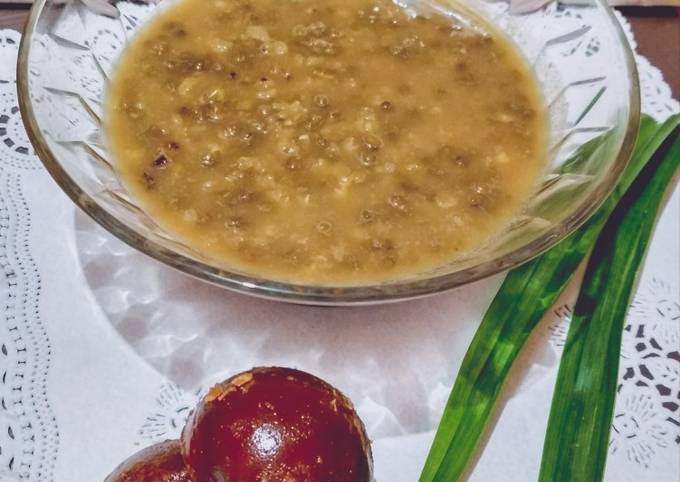 Yuk intip, Resep membuat Bubur kacang hijau metode rebus 5.30.7 menit dijamin gurih