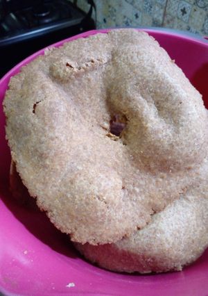 Una foto de Torta fritas de harina integral y avena (sin harina de trigo)