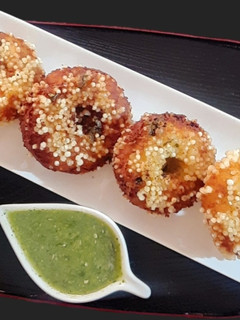 A picture of साबूदाना वड़ा sabudana vada शिवरात्री व्रत स्पेशल #SV2023 #W3.