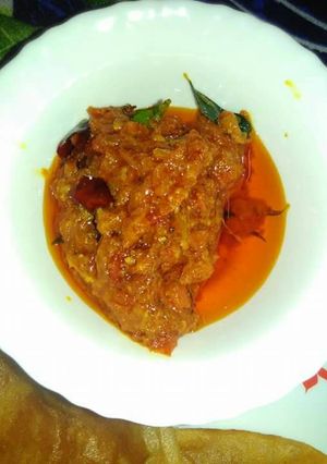 A picture of Tomato pickle.