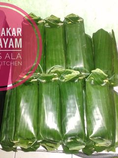 Foto resep Nasi Bakar Teri Ayam Pedas