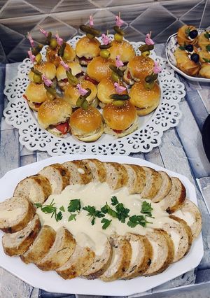 Une photo de Roulé de poulet au fromage 😋