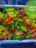 Tumis Zuchini Daging Sapi